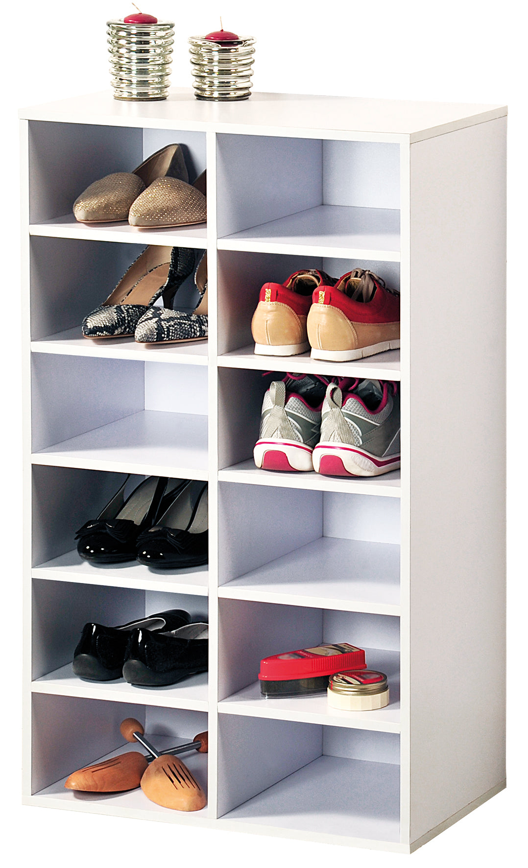 Universal- - Schuhschrank - weiss - FSC