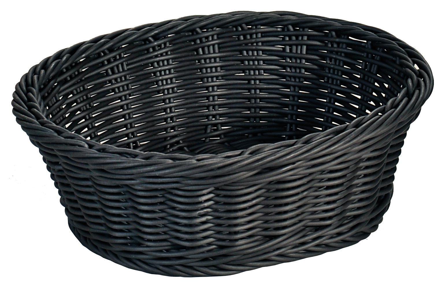 Brot- & Obstkorb - Vollkunststoff - schw