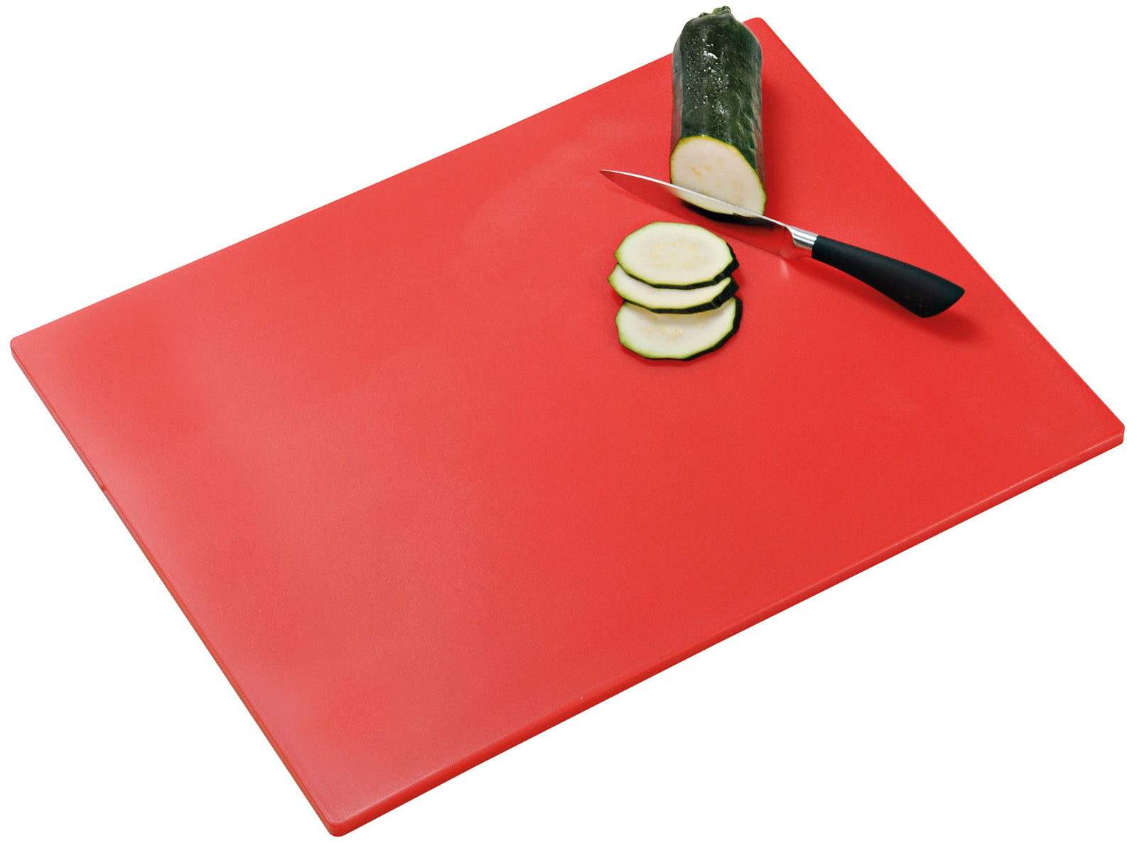 Tranchierbrett - Kunststoff (PE) - rot