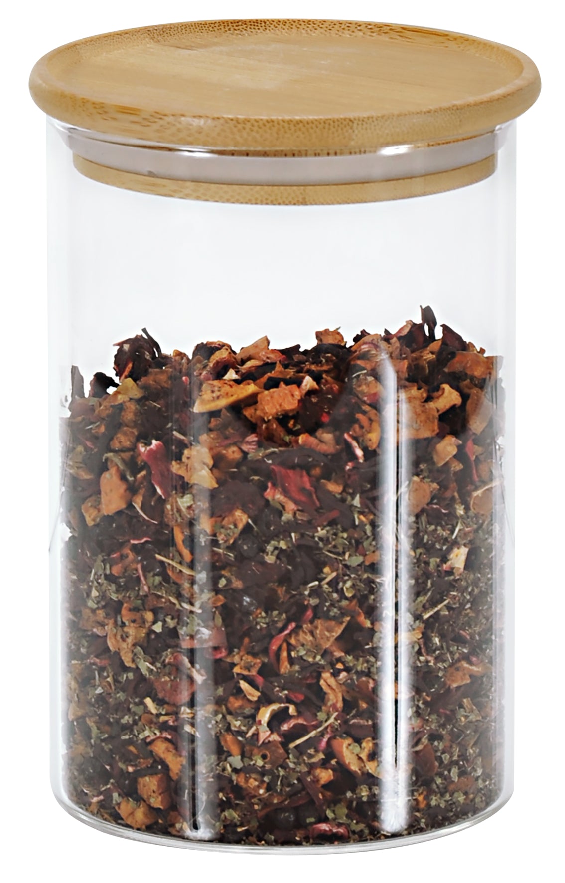 Aufbewahrungsglas - 650 ml - mit Bambusdeckel