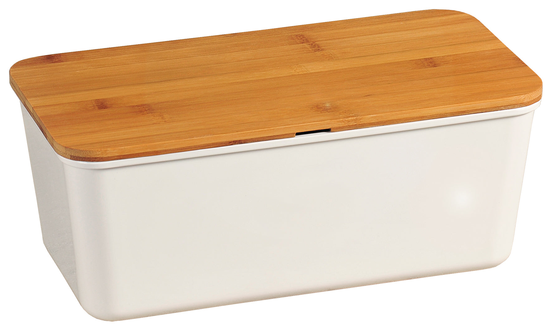 Brotbox - Melamin - weiss