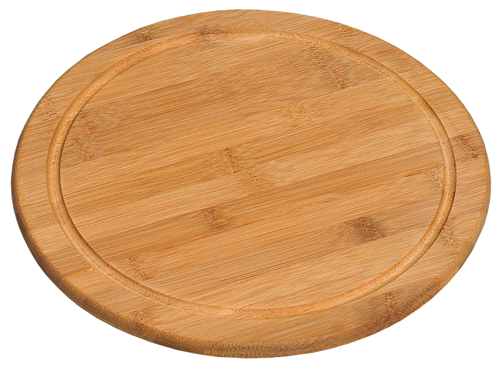 Fleischteller mit Saftrille - Bambus - FSC