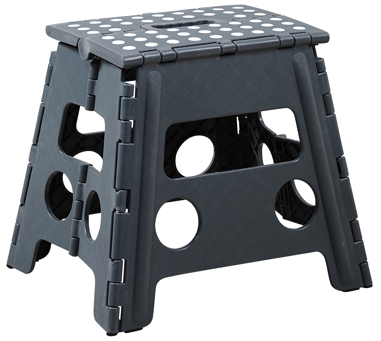 Sitzhocker - faltbar - grau