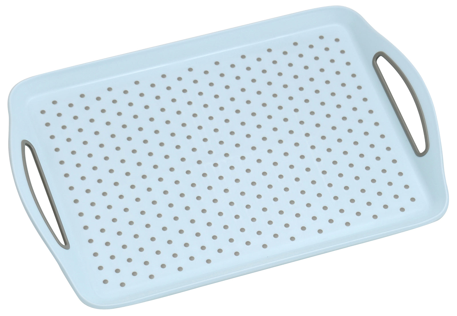 Serviertablett -  Rutsch-Stopp  - blau