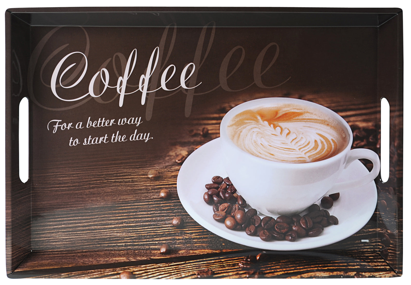 Serviertablett - Motiv: Coffee