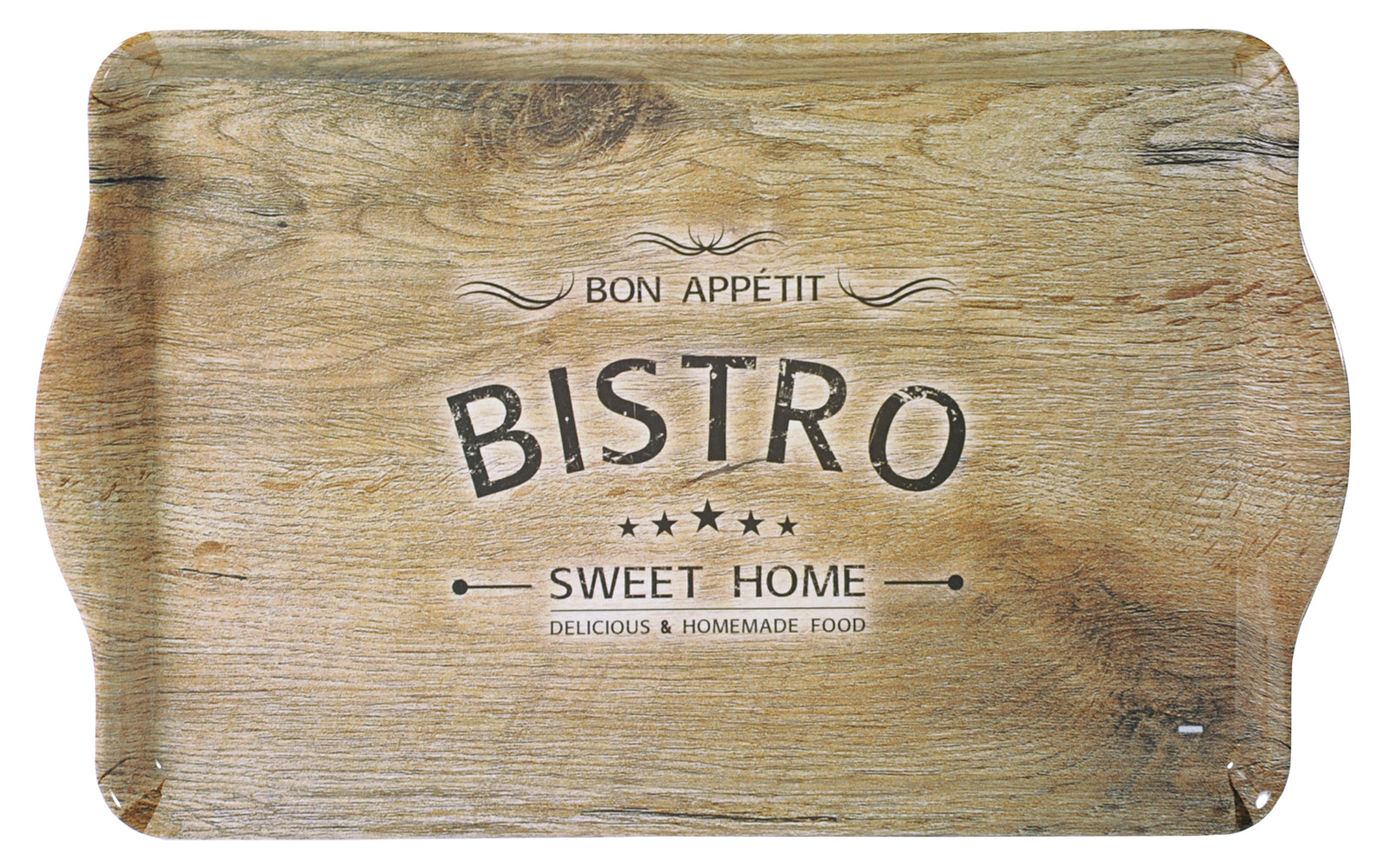 Serviertablett - Motiv: Bistro