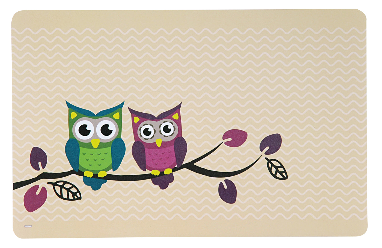 Platz-Set - Motiv: Eulen