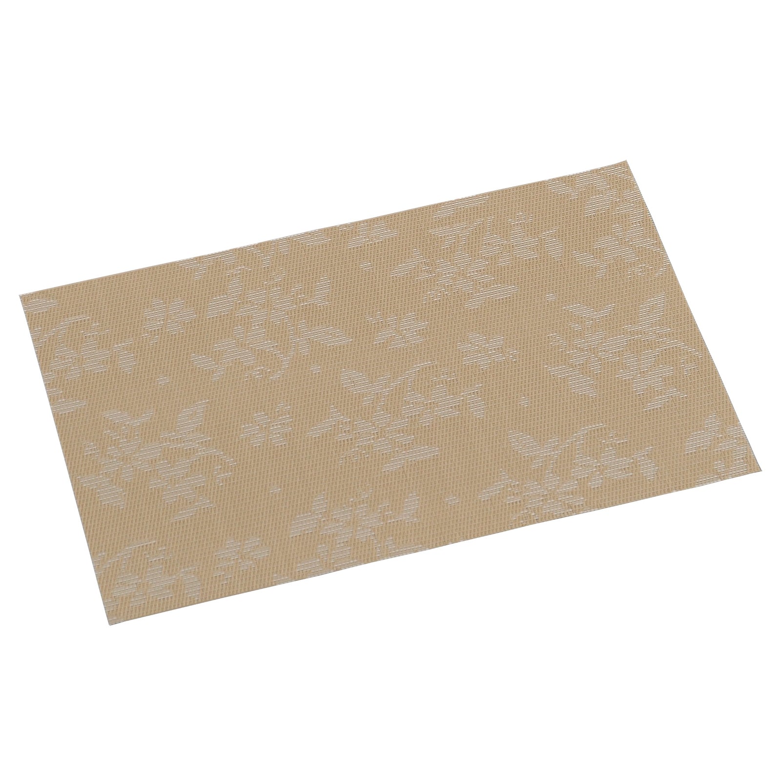Platzset aus Kunststoff - FLORA-BEIGE - f