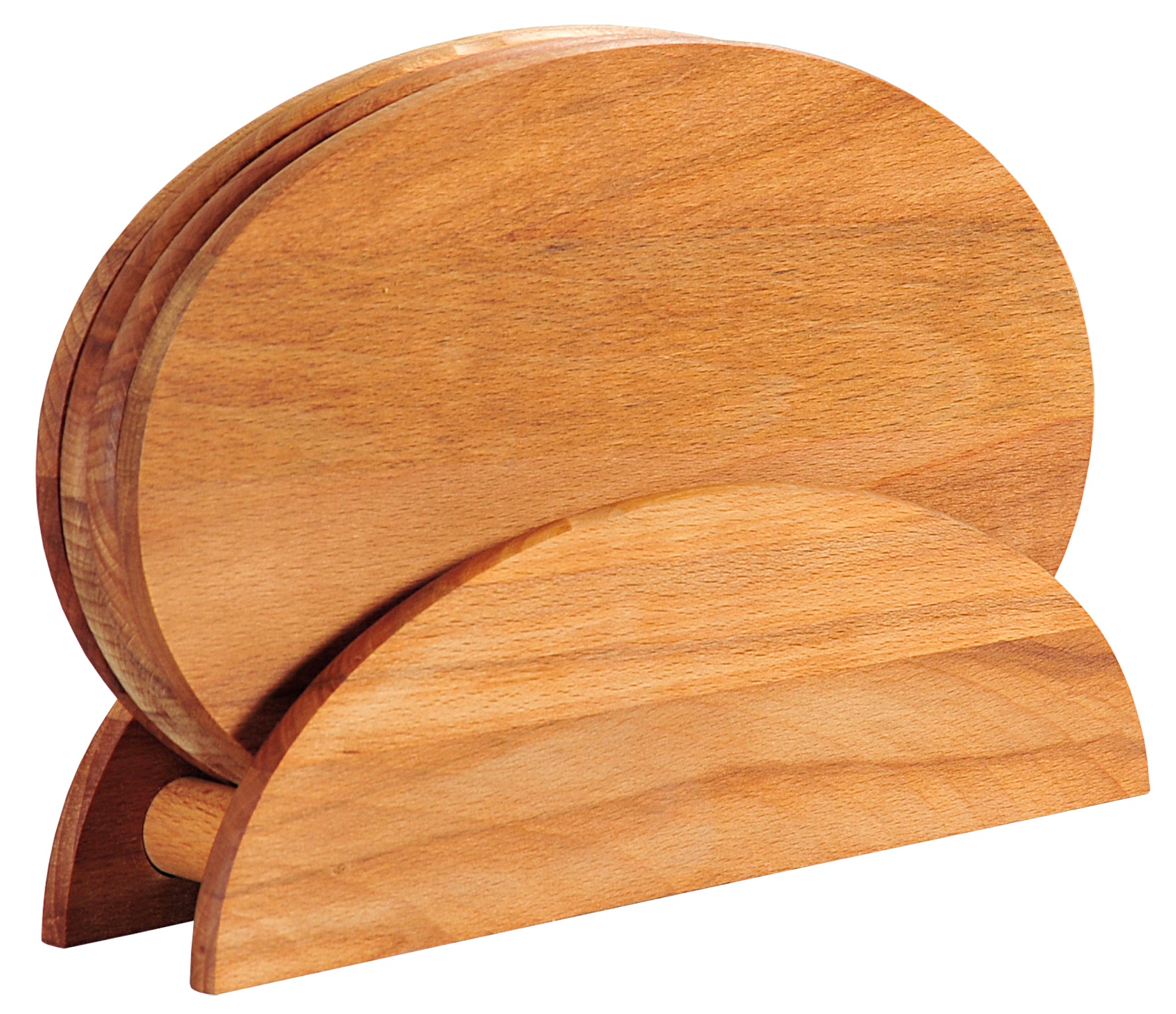 Brettchenständer - oval - Buche