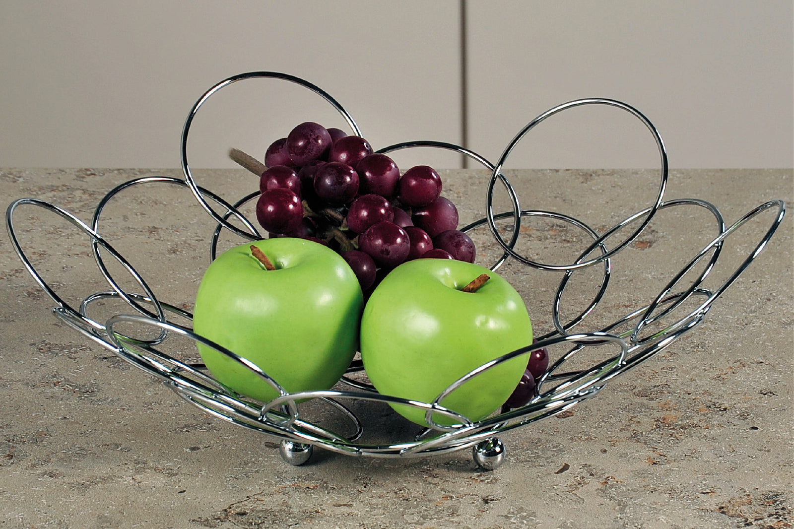 Brot- & Obstkorb - rund - Metall